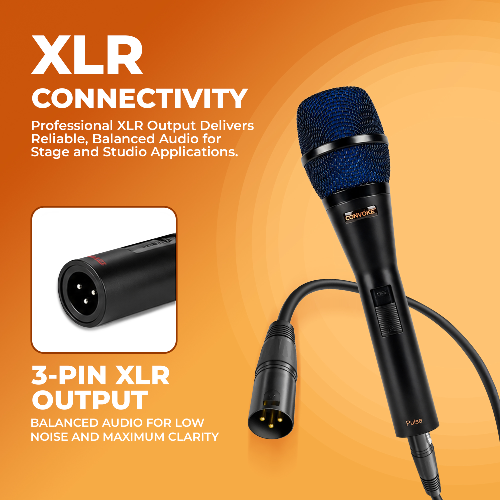 CONVOKE Pulse Dynamic Microphone - Image 7