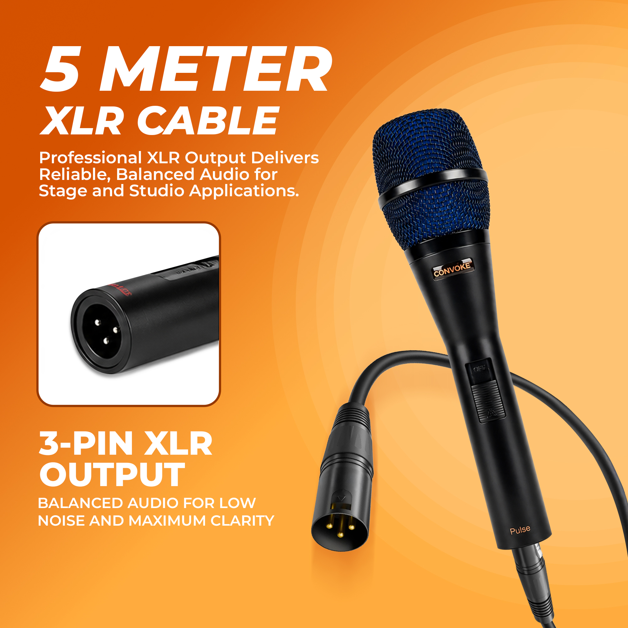 CONVOKE Pulse Dynamic Microphone - Image 4